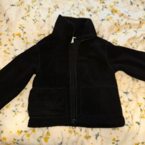 H&M Sherpa zip up